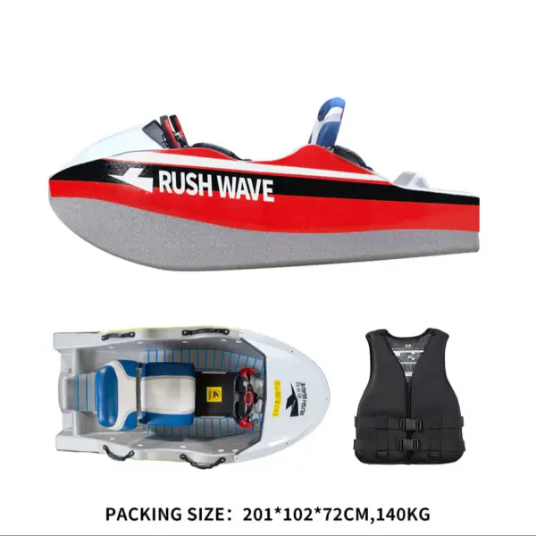 RUSH WAVE | Electric Go Kart Boat| 15KW Mini Jet Boat | K2